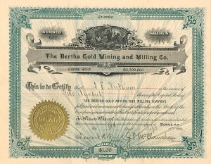 Bertha Gold Mining and Milling Co.
